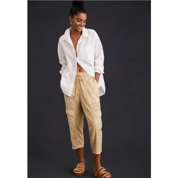 Anthropologie | Daily Practice “Evergreen” Utility Pants – Women's Large - Picture 1 of 12